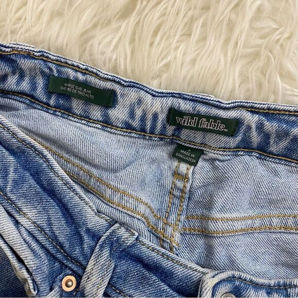 High Rise Dad Jeans Painted Denim Jeans 🍄 🌸 - Picture 6 of 7